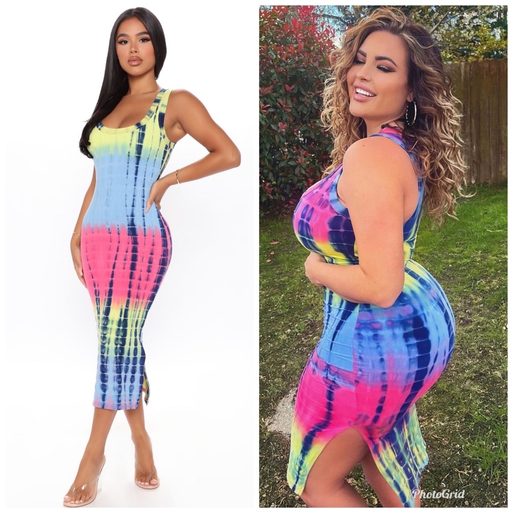 ❌SOLD❌Mixed tye dyed dress
